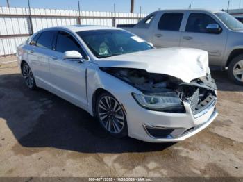  Salvage Lincoln MKZ Hybrid