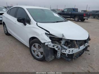  Salvage Chevrolet Cruze