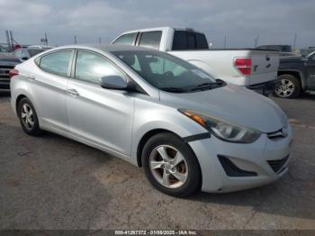  Salvage Hyundai ELANTRA