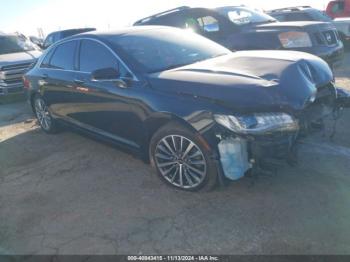  Salvage Lincoln MKZ