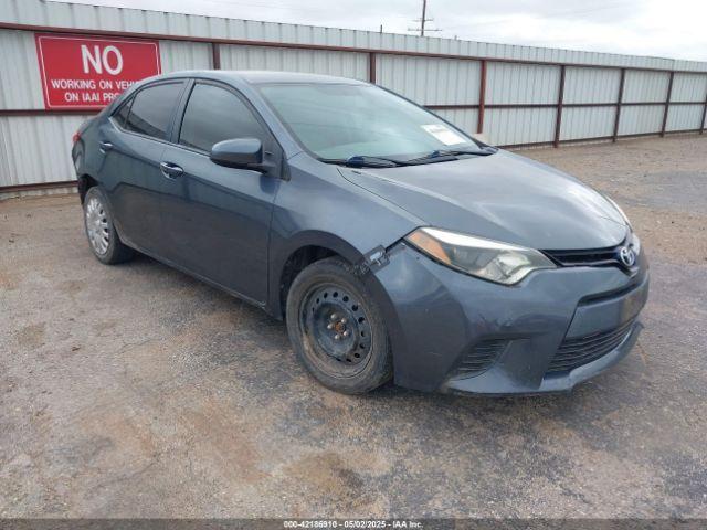  Salvage Toyota Corolla