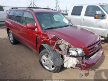  Salvage Toyota Highlander