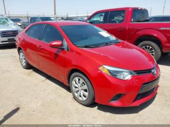 Salvage Toyota Corolla