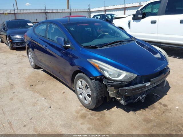 Salvage Hyundai ELANTRA
