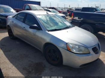  Salvage Pontiac G6