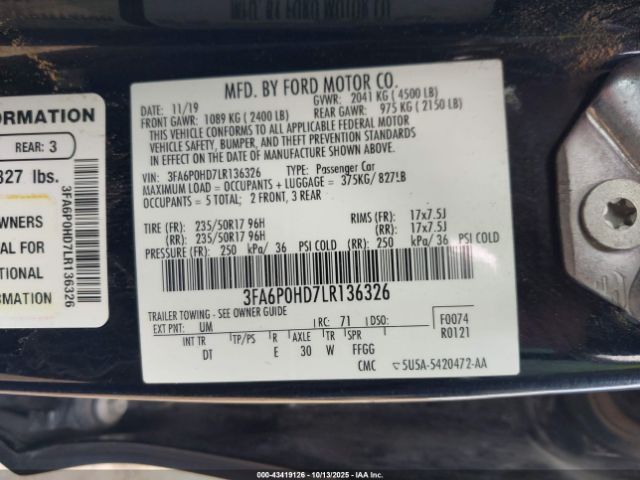 Ford Fusion Se Image 4