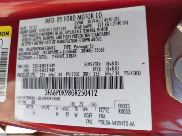 Ford Fusion Titanium Image 14