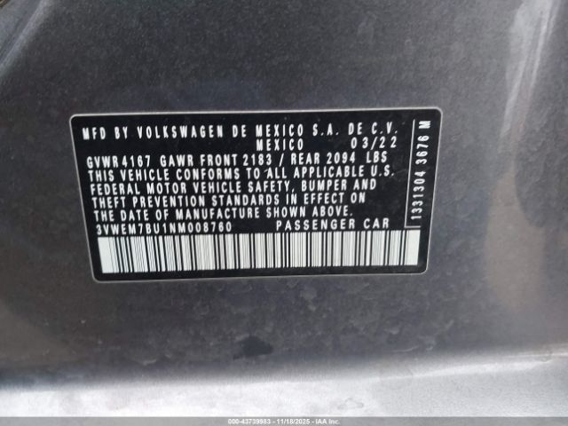 Volkswagen Jetta 1.5t Se Image 11