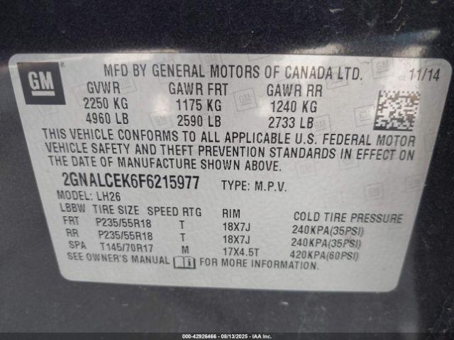 Chevrolet Equinox 2lt Image 13