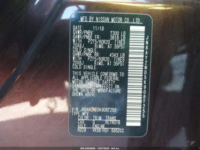 Nissan Armada Sl Image 6