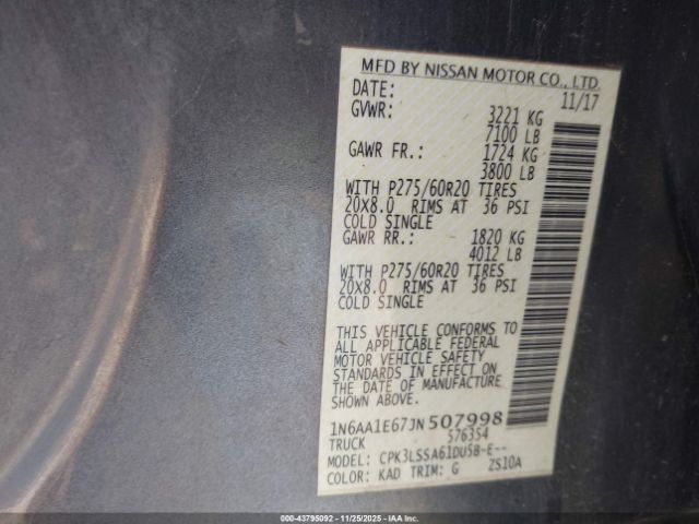 Nissan Titan Sv Image 6