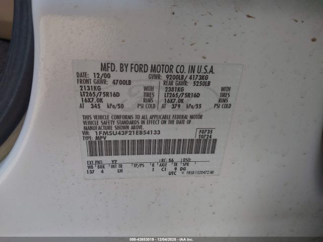 Ford Excursion Limited Image 14