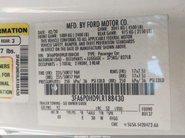 Ford Fusion Se Image 3
