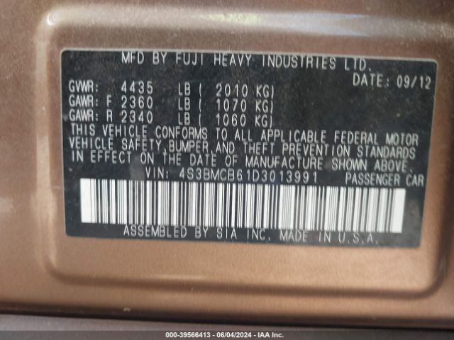 Subaru Legacy 2.5i Premium Image 14