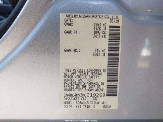 Nissan Altima 2.5 Sv Image 2