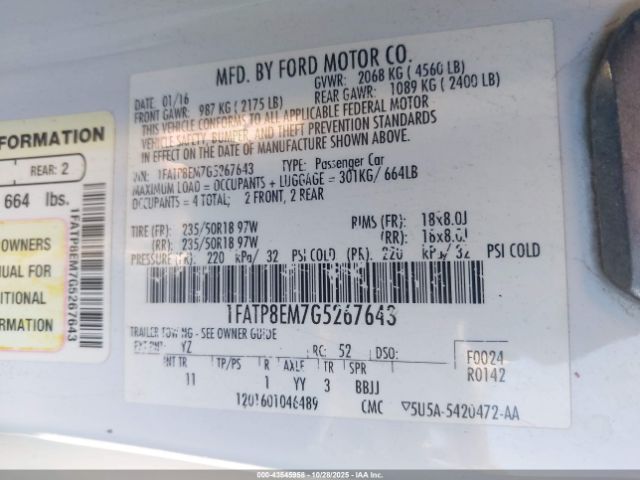 Ford Mustang V6 Image 7