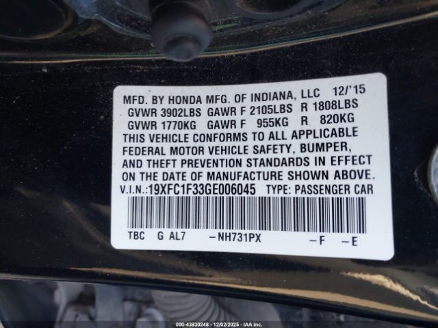 Honda Civic Ex-t Image 3