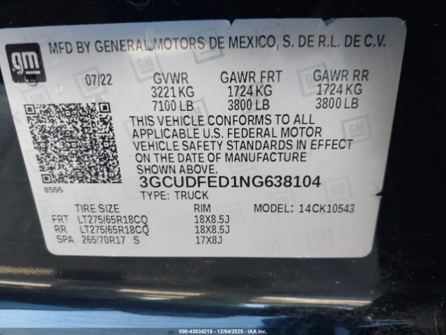 Chevrolet Silverado 1500 4wd  Short Bed Lt Trail Boss Image 9