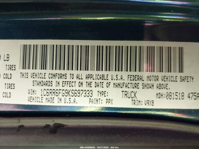 Ram 1500 Tradesman  4x2 6'4 Box Image 7