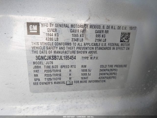 Chevrolet Trax Ls Image 14